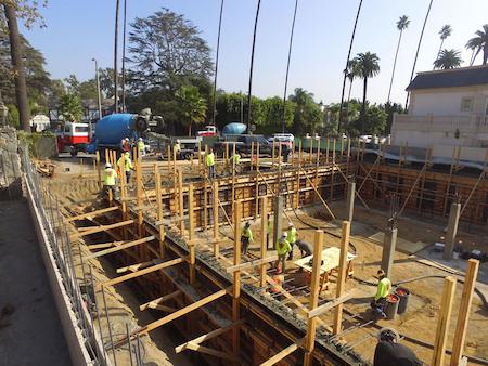TROYCO Team Excavating on Job Site in Pacific Palisades