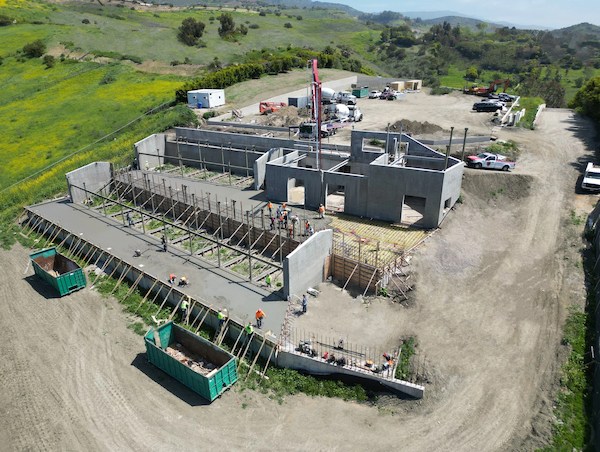 Concrete Horse Stables in Malibu, CA