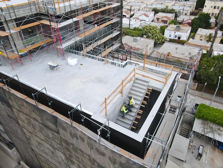 Concrete Parking Structure in Hollywood, CA