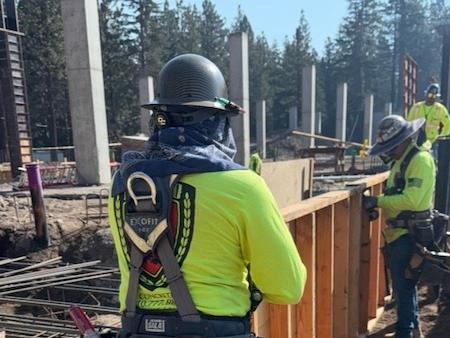 Concrete Walls made by TROYCO in Mammoth Lakes, CA.
