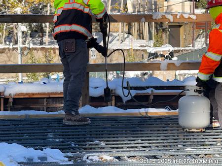 Concrete Walls made by TROYCO in Mammoth Lakes, CA.