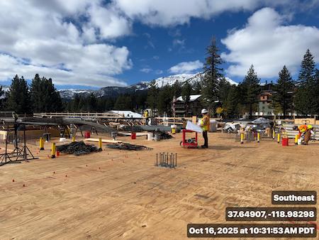 Concrete Walls made by TROYCO in Mammoth Lakes, CA.